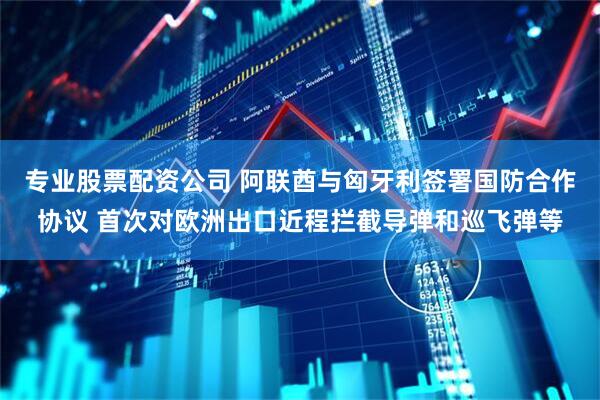 专业股票配资公司 阿联酋与匈牙利签署国防合作协议 首次对欧洲出口近程拦截导弹和巡飞弹等